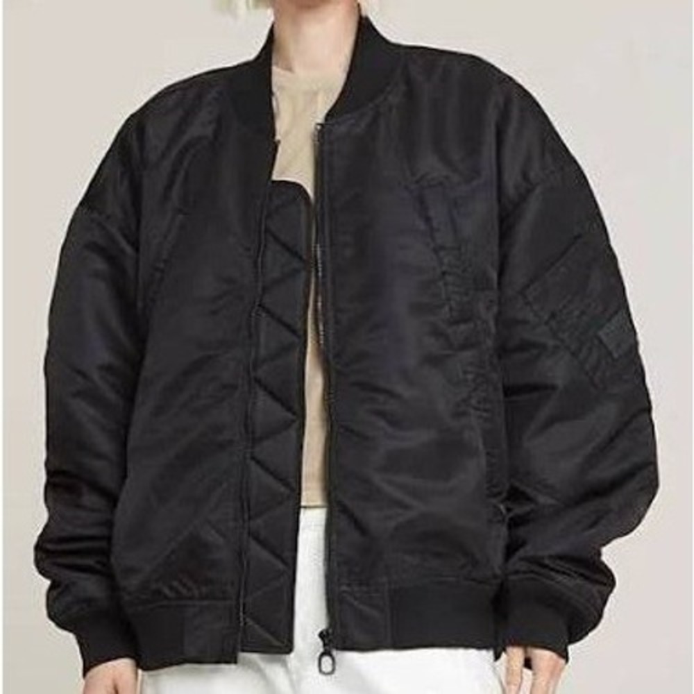 NWT G-Star Macro Balloon Bomber Jacket – Size Small – Black‎